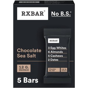 RXBAR Chocolate Sea Salt Protein Bars - 9.1oz/5ct - 1 of 4