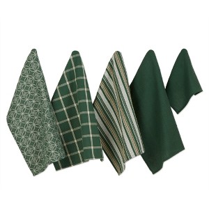 Design Imports Dark Green Asst Dishtowel & Dishcloth Set/5 - 1 of 4