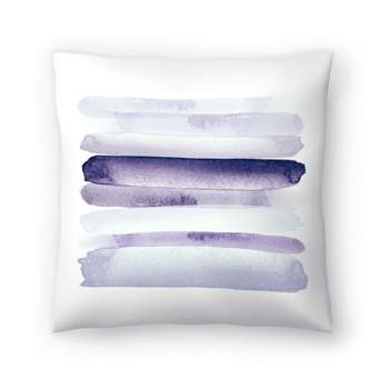 Americanflat Abstract Neutral Move Forward Purple By Amy Brinkman Throw Pillow