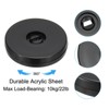 Unique Bargains High-strength Plastic 360-degree Rotating Design Durability Anti-slip Black Swivel Turntable 2 Pcs - 3 of 4