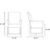 Sapphtopaz Modern Dining Chairs with Velvet Upholstered Elegant Kitchen Chair with Stainless Steel Base Chair for Dining Room, Living Room - 4 of 4