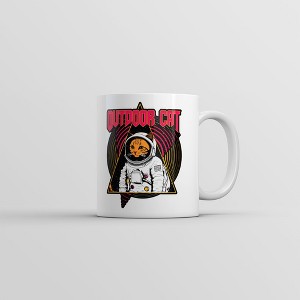 Crazy Dog T-Shirts Outdoor Cat Mug Funny Sarcastic Space Graphic Coffee Cup-11oz - 1 of 4