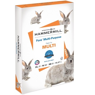 Hammermill Fore 11" x 17" Multipurpose Paper 24 lbs 96 Brightness 2638665