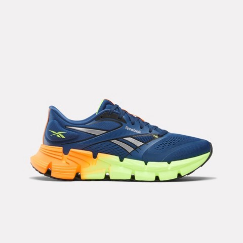 Reebok Men's FloatZig 2 Running Shoes Size 11 Athletic Blue/Digital Lime