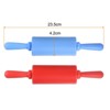 Unique Bargains Silicone Small Smooth Non-stick Heat-resistant Rolling Pins 2 Pcs - 2 of 4