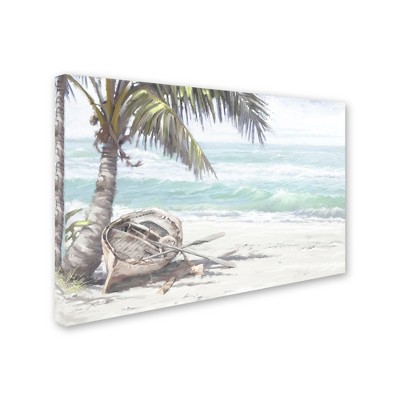 Trademark Fine Art -The Macneil Studio 'Boat on Beach' Canvas Art