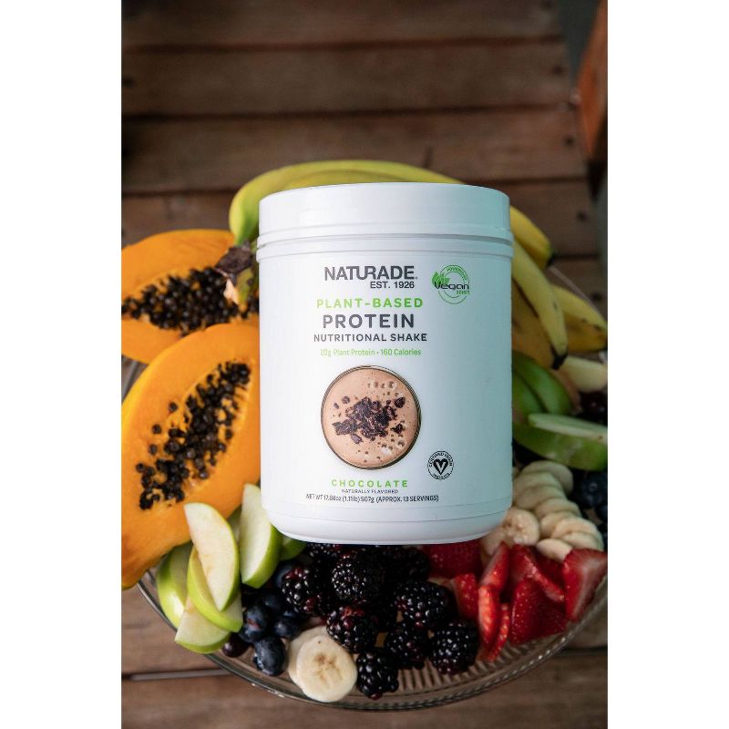 Naturade Vegan Plant-Based Plant Based Protein Shake - Chocolate - 16.5oz, 5 of 6
