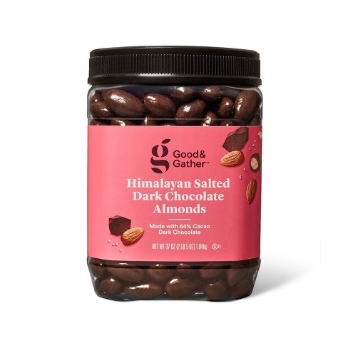 Dark chocolate shop almonds