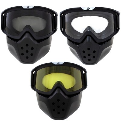 3 Pairs of Birdz Eyewear Pelican Safety Goggles