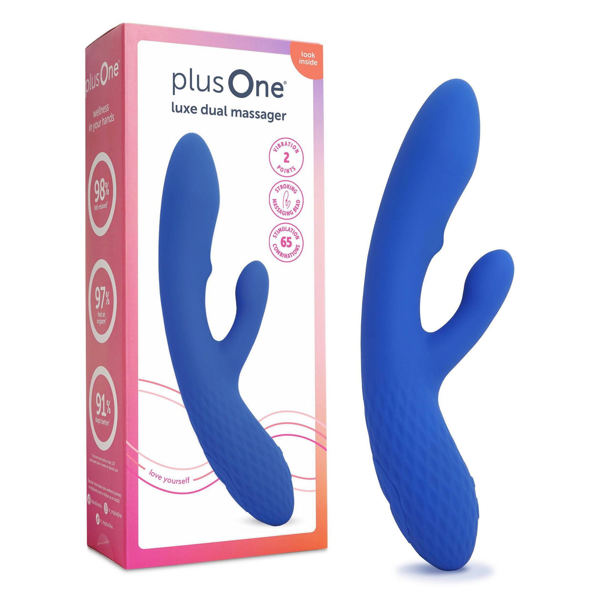 plusOne Luxe Dual Massager