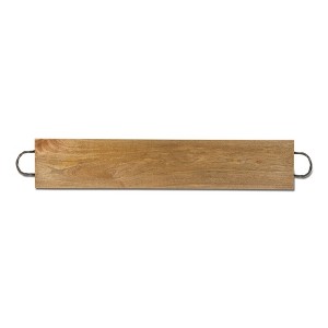tagltd Cava Natural Wood Feasting Board and Cutting Board 39 x 7.5 x 3 Hand Wash Only Perfect for Serving Everyday - 1 of 1