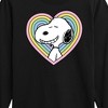 Boys' - Peanuts - Snoopy Heart Long Sleeve Graphic T-Shirt - 2 of 4