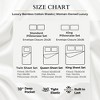 BedVoyage 300 Thread Count Melange Rayon from Bamboo Cotton Pillowcases - 3 of 4