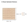 Unique Bargains 3D Small Self-Adhesive 0 to 9 Number Resin Stickers 4 Sheets - 2 of 4
