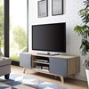 Modway Tread 59 TV Stand Natural Gray - 4 of 4