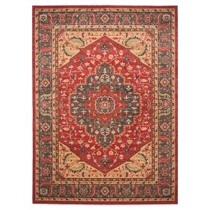 Haslet Area Rug - Navy/Red (9