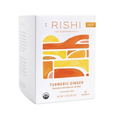 Rishi Organic Tumeric Ginger Tea - 15ct