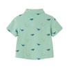 Andy & Evan  Infant Lt Green Dino Print Knit Buttondown Set - 4 of 4