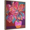 Amanti Art Pink Flowers by Gabriela Avila Canvas Wall Art Print Framed 16 x 20-in. - 2 of 4