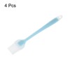 Unique Bargains Silicone Heat-Resistant Basting Oil Sauce Tool for Barbecue Pastry Brushes 4 Pcs - 3 of 4