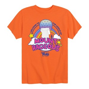 Boys' - Trolls - Welcome to The World of Mount Rageous Short Sleeve Graphic T-Shirt - 1 of 4