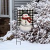 Briarwood Lane Winter Burlap Garden Flag 12x18 For Outdoor Happy Snowman For Winter Garden Flag Flags For Outside - 3 of 3