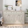 Bella Depot 55.12''W Sideboard with Two Drawers and Four Doors - 2 of 4