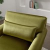 37.8" Polyester Accent Chair with Ergonomic Lumbar Support and Circular Armrests - 2 of 4