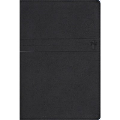 Niv, Biblical Theology Study Bible (Trace the Themes of Scripture), Leathersoft, Black, Thumb Indexed, Comfort Print - by  Zondervan (Leather Bound)