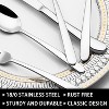 Attop 49-Piece Silverware Set with Organizer, Heavy Duty Stainless Steel Flatware for 8 Rust-proof - 2 of 4