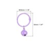 Unique Bargains Stainless Steel DIY Christmas Decoration Pet Bells Keyrings 5 Pcs - 2 of 3