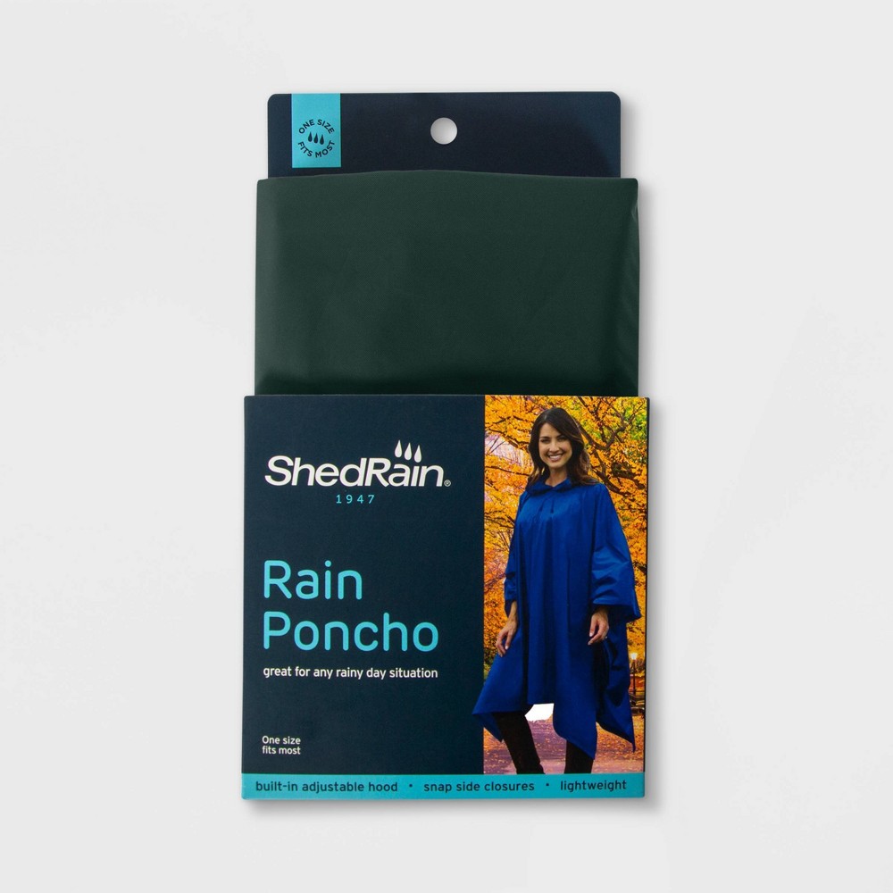 ShedRain Poncho - Dark Green (3 ponchos)