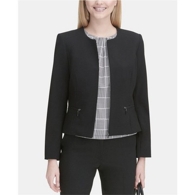 Calvin Klein Womens Shoulder pads Blazer Jacket