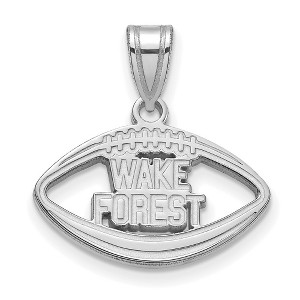 Black Bow Jewelry Sterling Silver Wake Forest Demon Deacons NCAA Pendant - 1 of 4