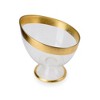 Classic Touch Footed Candy Bowl with Gold Rim, 7"D - 2 of 4