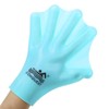 Unique Bargains Silicone Water Resistance Aquatic Gloves Blue 2 Pairs - 4 of 4