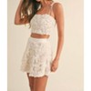 Women's Floral Appliqué Skirt - MABLE - 3 of 4