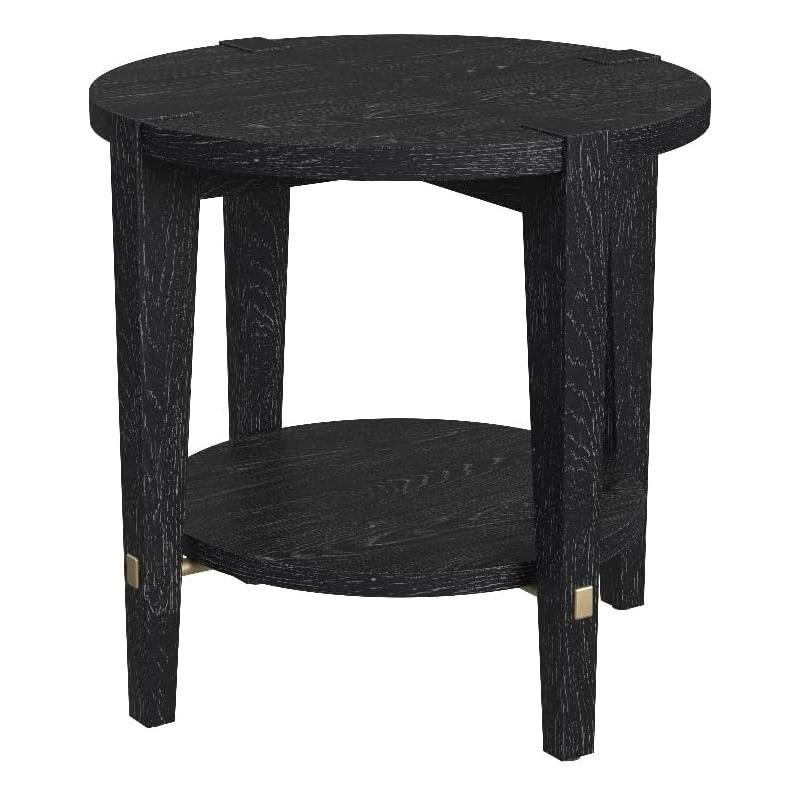 Bassett Mirror Whitfield Round End Table, 1 of 2