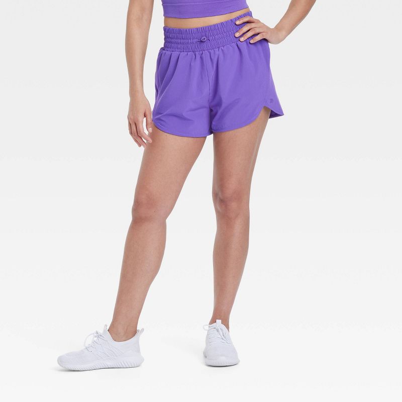 Women's Flex Woven High-Rise Shorts 3" - All In Motion™, 1 of 13