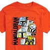 Men's - Star Wars - The Mandalorian Mando Helmet Grid Short Sleeve Graphic T-Shirt - 2 of 4