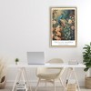 Stupell Industries Vintage Morris Inspired Blue Peacock Floating Frame Canvas Art - 3 of 4