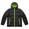 SUPER TRIPLE GOOSE Boys Puffer Jacket with Hood – Warm Winter Coat with Pop Color Zippers - 2 of 3
