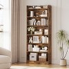 Yaheetech Modern 7-layer Wooden Open Shelf Bookshelf for Office, Living Room - 2 of 4
