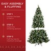 Best Choice Products Pre-Lit Pre-Decorated Holiday Christmas Tree w/ Flocked Tips, Base - 4 of 4