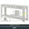 NicBex Antique Solid Wood Console Table with Storage,American Design Drawer Entryway Table,Sofa Table for Living Room,Entryway,Hallway - 4 of 4