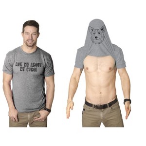 Ask Me About My Corgi T Shirt Funny Dog Flip Puppy Lover Owner Disguise Graphic - Crazy Dog Men's T Shirt - 1 of 4