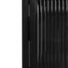 Modern Storage Cabinet with Glass Doors， Metal Frame 2-Tier Freestanding Sideboard Buffet Cabinet for Living Room Kitchen Black - 4 of 4