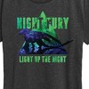 Women's - How to Train Your Dragon - Night Fury Light Up The Night Short Sleeve Graphic T-Shirt - 2 of 4