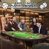 Oval Poker Table with Collapsible Legs Casino Leisure Table for 10 Players Blackjack Gaming Table with Water-Resistant Cushioned Rail - 2 of 4