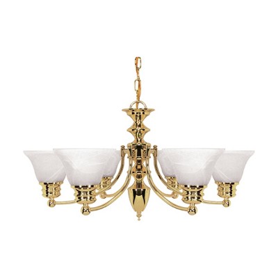 Ceiling Lights Chandelier Polished Brass - Aurora Lighting